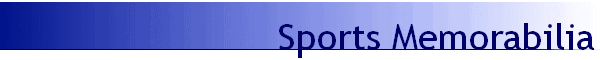 Sports Memorabilia